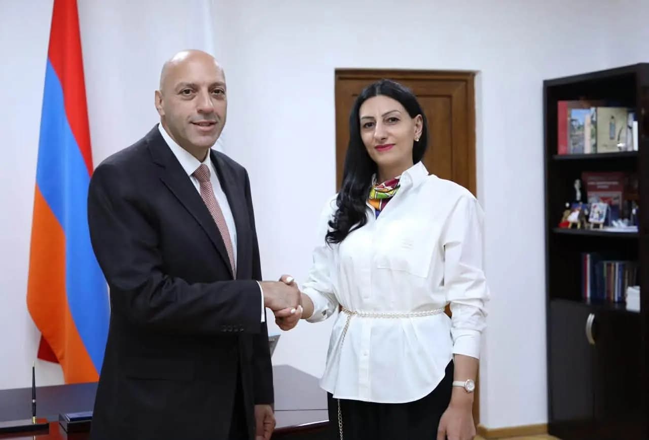 Անահիտ Մանասյանն ընդունել է ՄԱԿ-ի Մանկական հիմնադրամի (ՅՈՒՆԻՍԵՖ) նորանշանակ ներկայացուցիչ Ղասան Խալիլի գլխավորած պատվիրակությանը