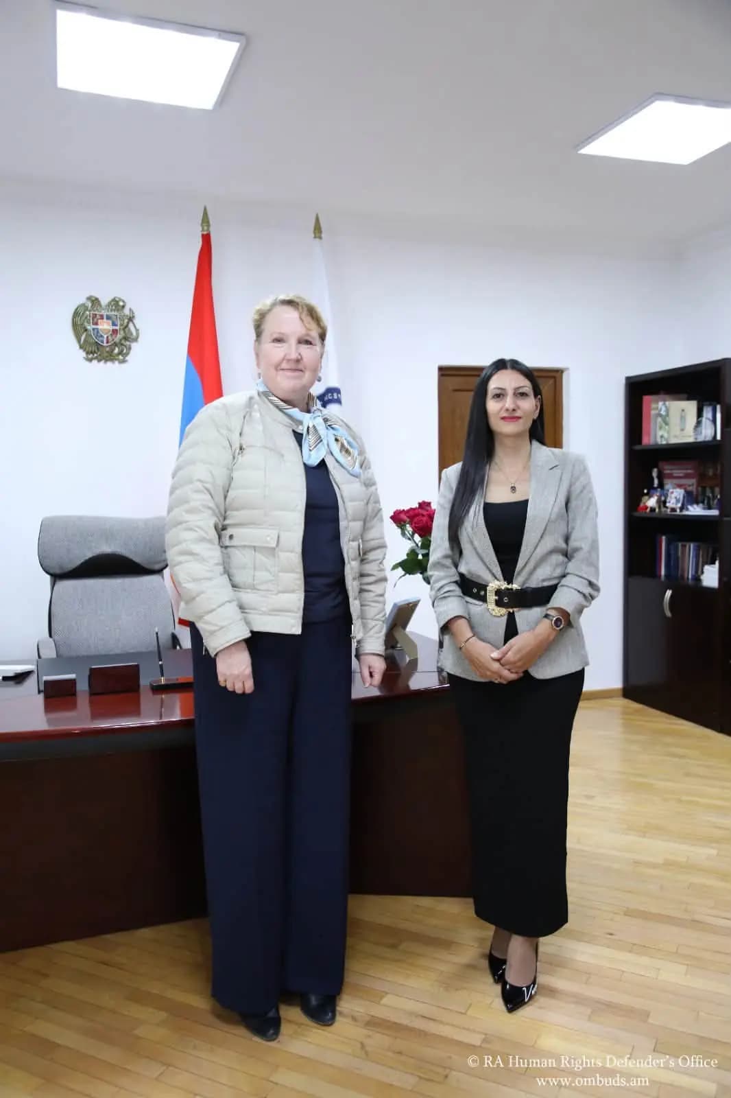 Անահիտ Մանասյանն ընդունել է Հայաստանում Եվրոպական միության առաքելության ղեկավար Սատու Կոյվուին